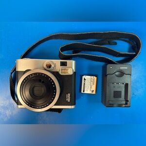 Fujifilm Instax Mini 90 Neo Classic Instant Camera - Black and Silver